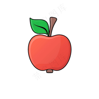 水果类装饰图案创意苹果