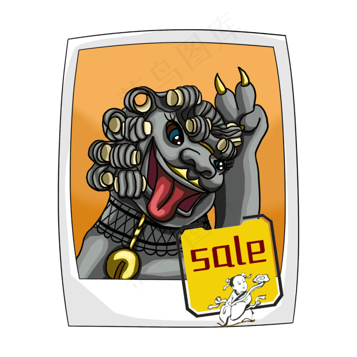 中国国潮石狮喜庆sale折扣