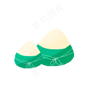 手绘端午节美味粽子