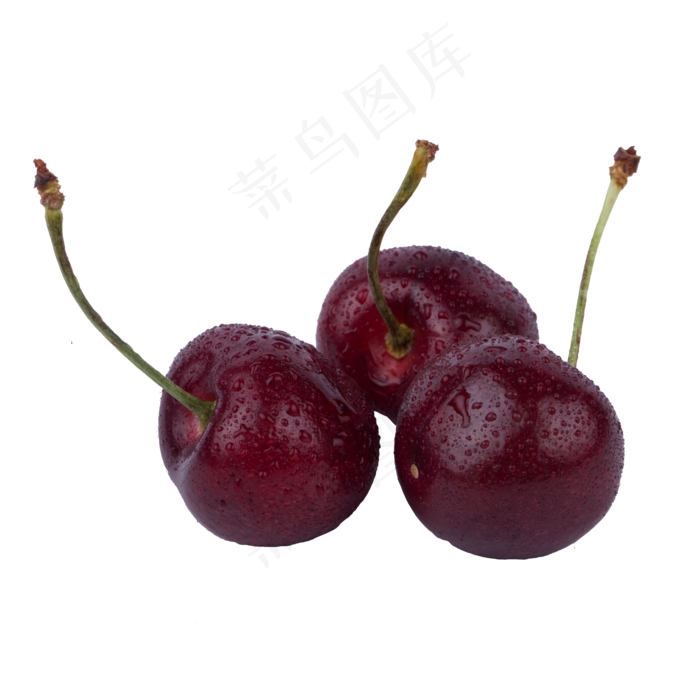诱人的红色美食大樱桃(2000X2000(DPI:300))psd模版下载