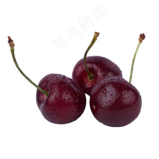 诱人的红色美食大樱桃