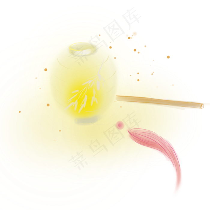 古风纸灯笼,免抠元素(2000X2000(DPI:300))psd模版下载