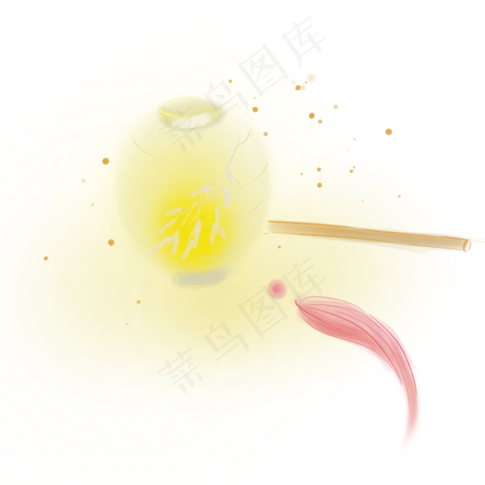 古风纸灯笼,免抠元素(2000X2000(DPI:300))psd模版下载