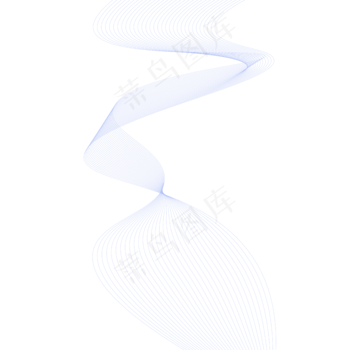 端午节蓝色花纹绸带(3902X4513(DPI:300))ai矢量模版下载
