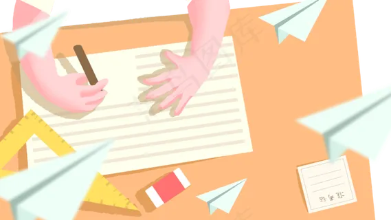 高考考生考场加油