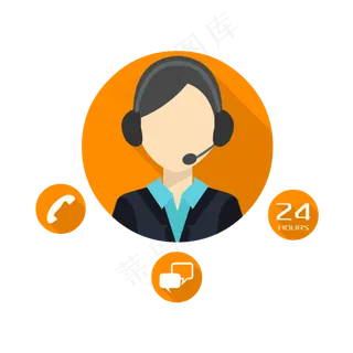 淘宝客服电商促销服务,免抠元素