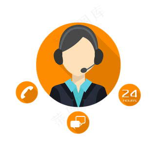 淘宝客服电商促销服务,免抠元素