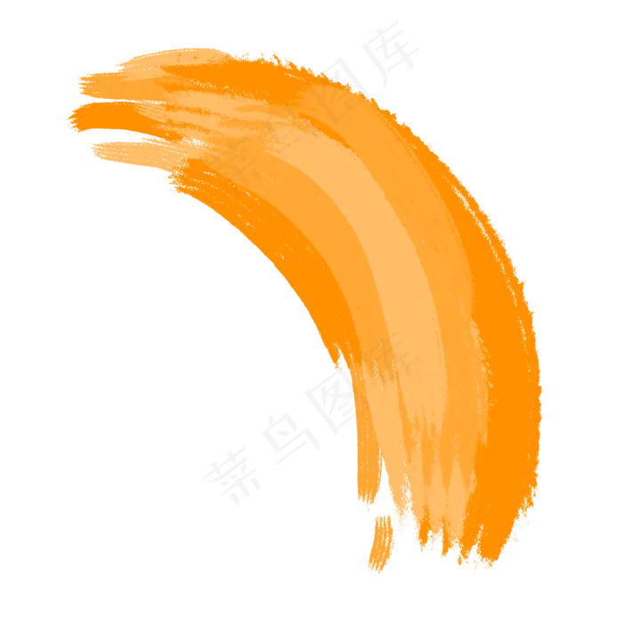 黄色笔刷效果(2000X2000(DPI:300))psd模版下载