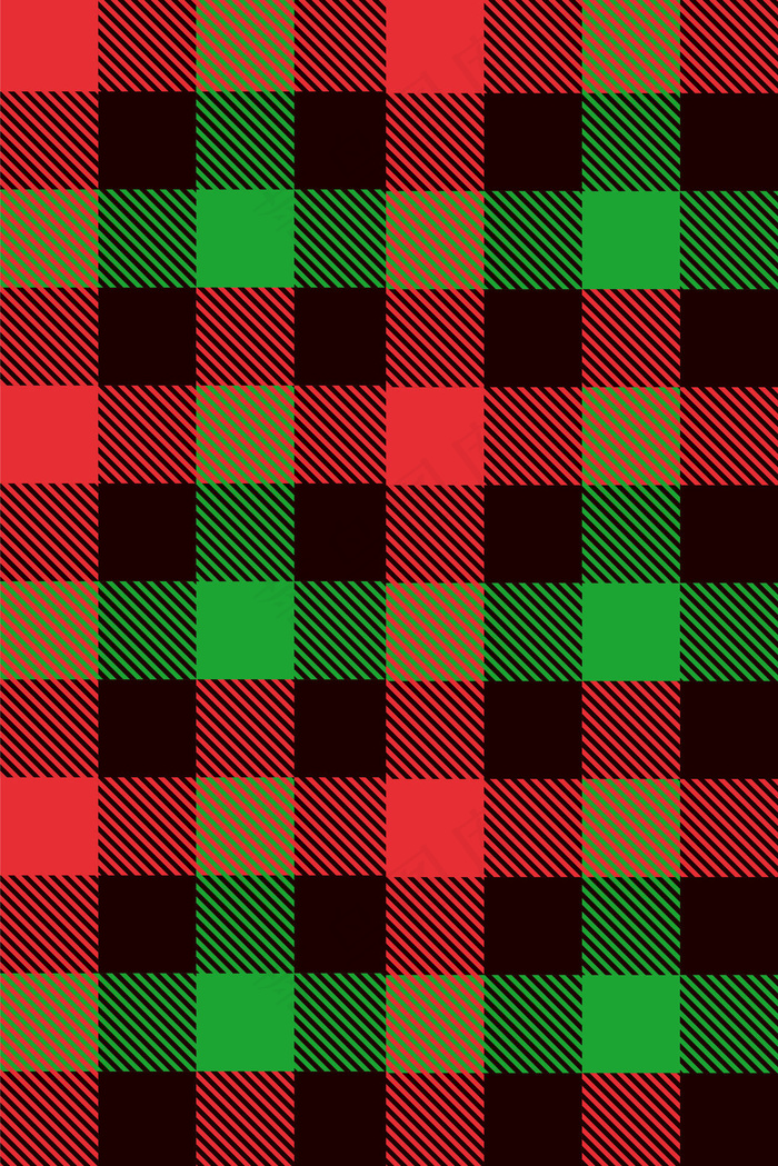 简约红绿条纹格子海报背景素材