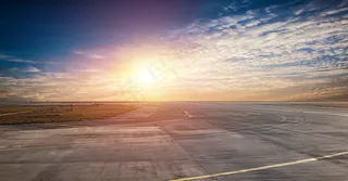 创意机场路面跑道