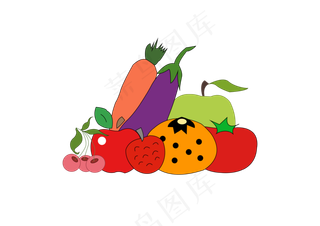 美味新鲜水果蔬菜
