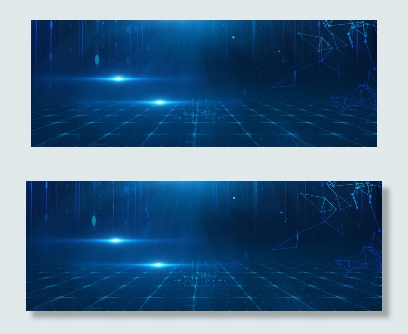 智能科技线条banner