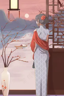 民国少女遥望山河