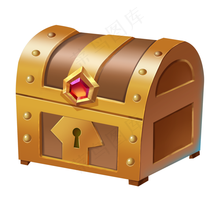 原画游戏高级宝箱,免抠元素