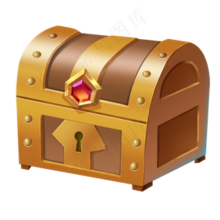 原画游戏高级宝箱,免抠元素