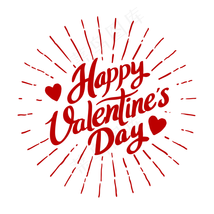 情人节快英文字(2000X2000(DPI:300))psd模版下载