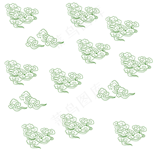 端午节矢量素材祥云