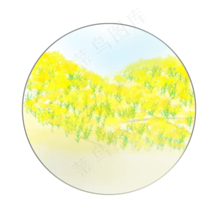 二十四节气春天绿色(1800X1800(DPI:300))psd模版下载
