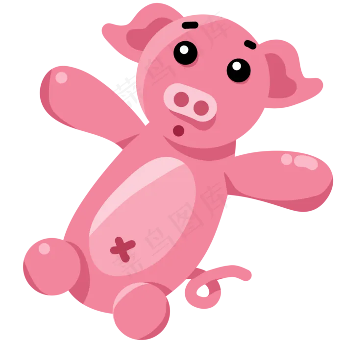 儿童节玩具小猪卡通(2000X2000(DPI:300))psd模版下载