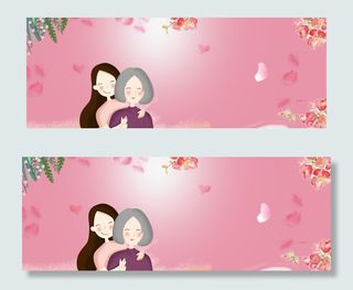 母爱母亲节banner