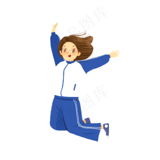 高考加油冲刺的学生,免抠元素