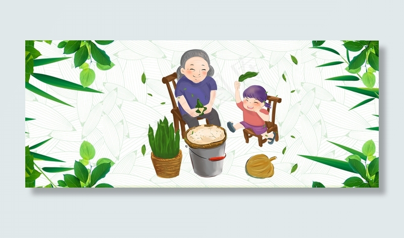 中国风五月初五端午节