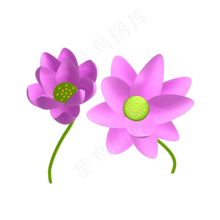 粉色荷叶中国风(2000*2000px 300 dpi )