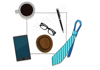 父亲节装饰促销优惠券