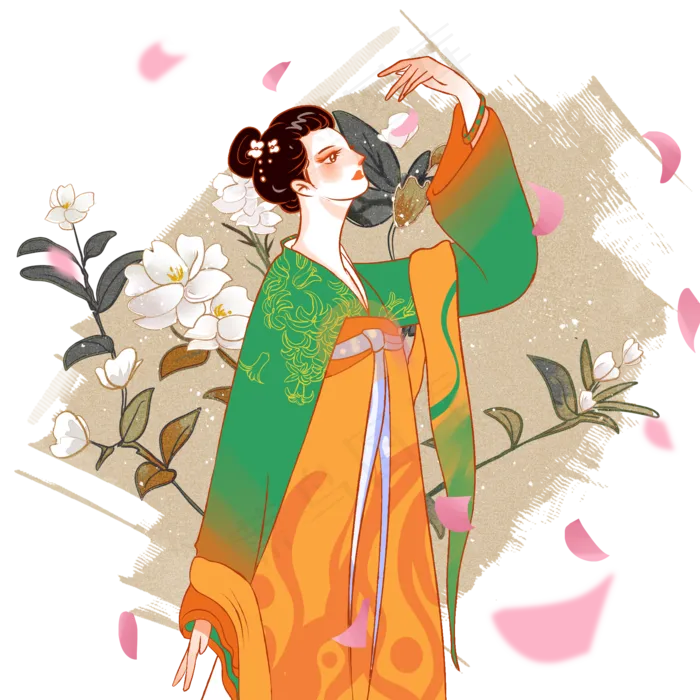 妇女节汉服古风(2000X2000(DPI:299))psd模版下载