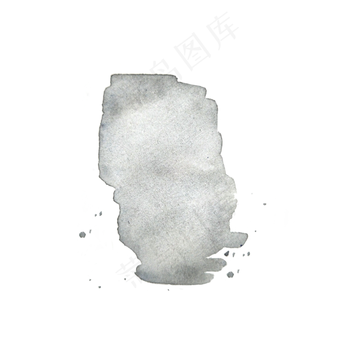 创意矢量水彩墨染图