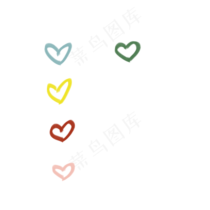 爱心粉笔刷(2000*2000px 72 dpi )