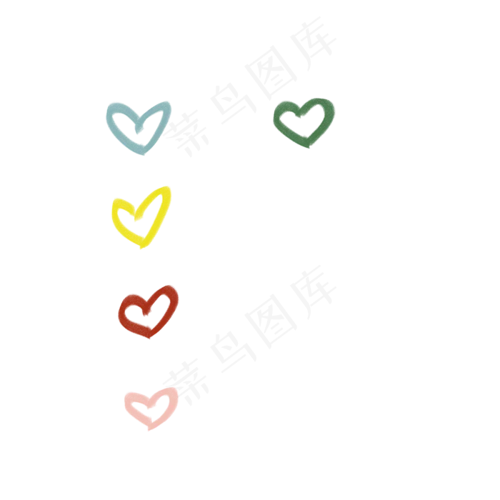 爱心粉笔刷(2000*2000px 72 dpi )