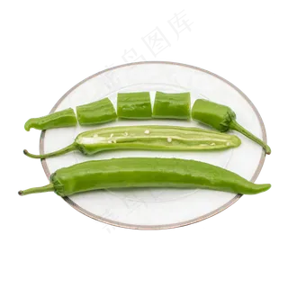 尖椒切段蔬菜,免抠元素