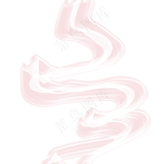 淡粉色油墨装饰