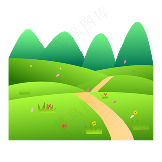 矢量免扣绿色春天,免抠元素