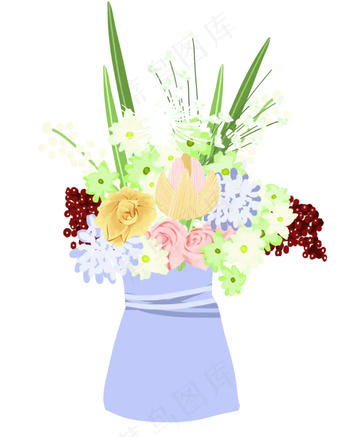 一束鲜花手捧花