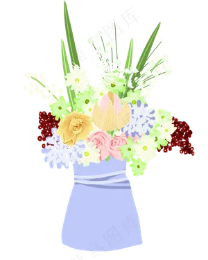 一束鲜花手捧花
