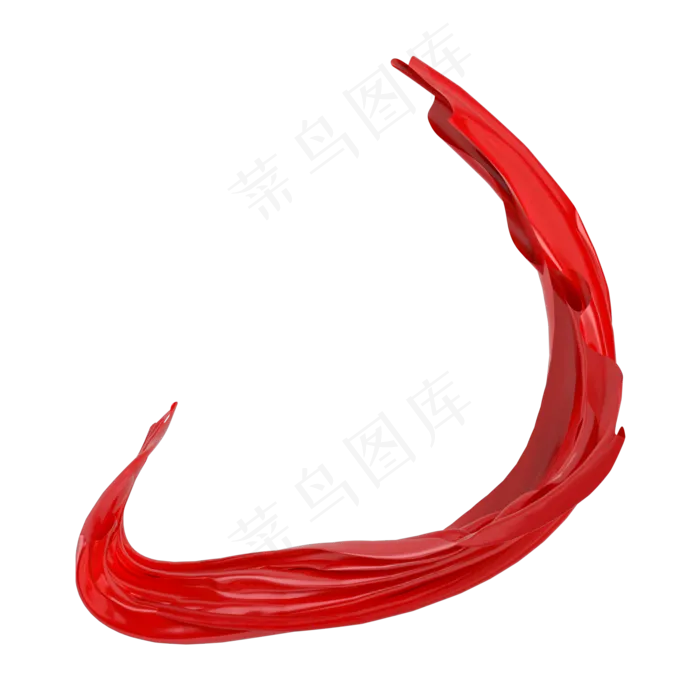 飞舞的红旗装饰(2000X2000(DPI:300))psd模版下载