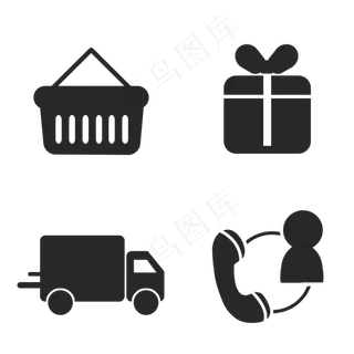 电商购物图标,免抠元素