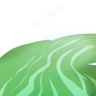 卡通春天绿色山地下载