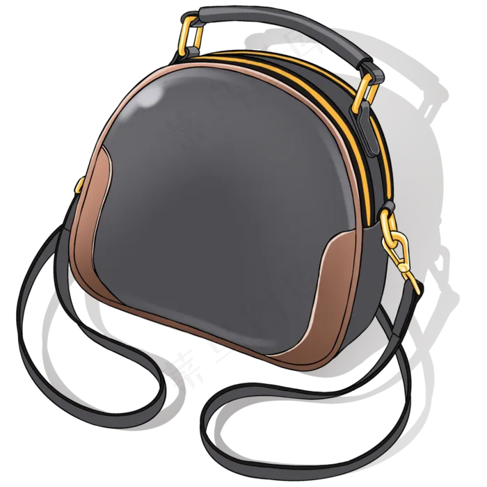 三八妇女节女神的深灰色单肩包(3000*3000px)psd模版下载