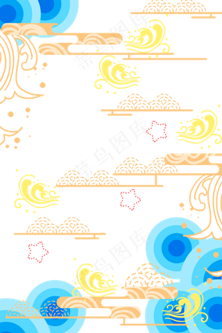 中国风国潮底纹