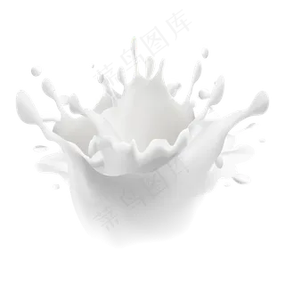 牛奶液体奶花喷溅