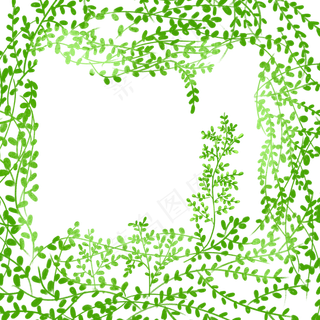 卡通植物绿叶下载