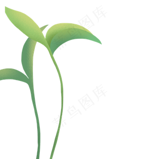 卡通植物绿叶下载