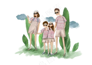 世界旅游日一家人旅行