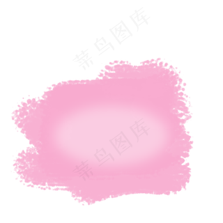 粉色爆炸水彩笔刷图
