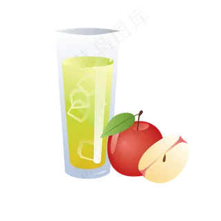 夏日冰饮与水果