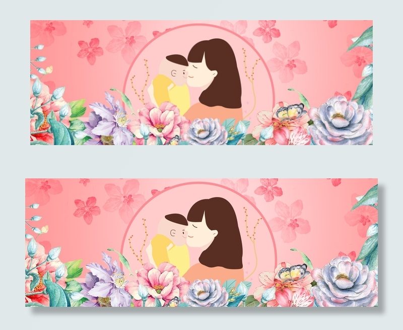 浪漫温馨三八妇女节女王节女神节banner背景