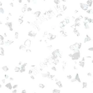 碎片玻璃飞溅,免抠元素